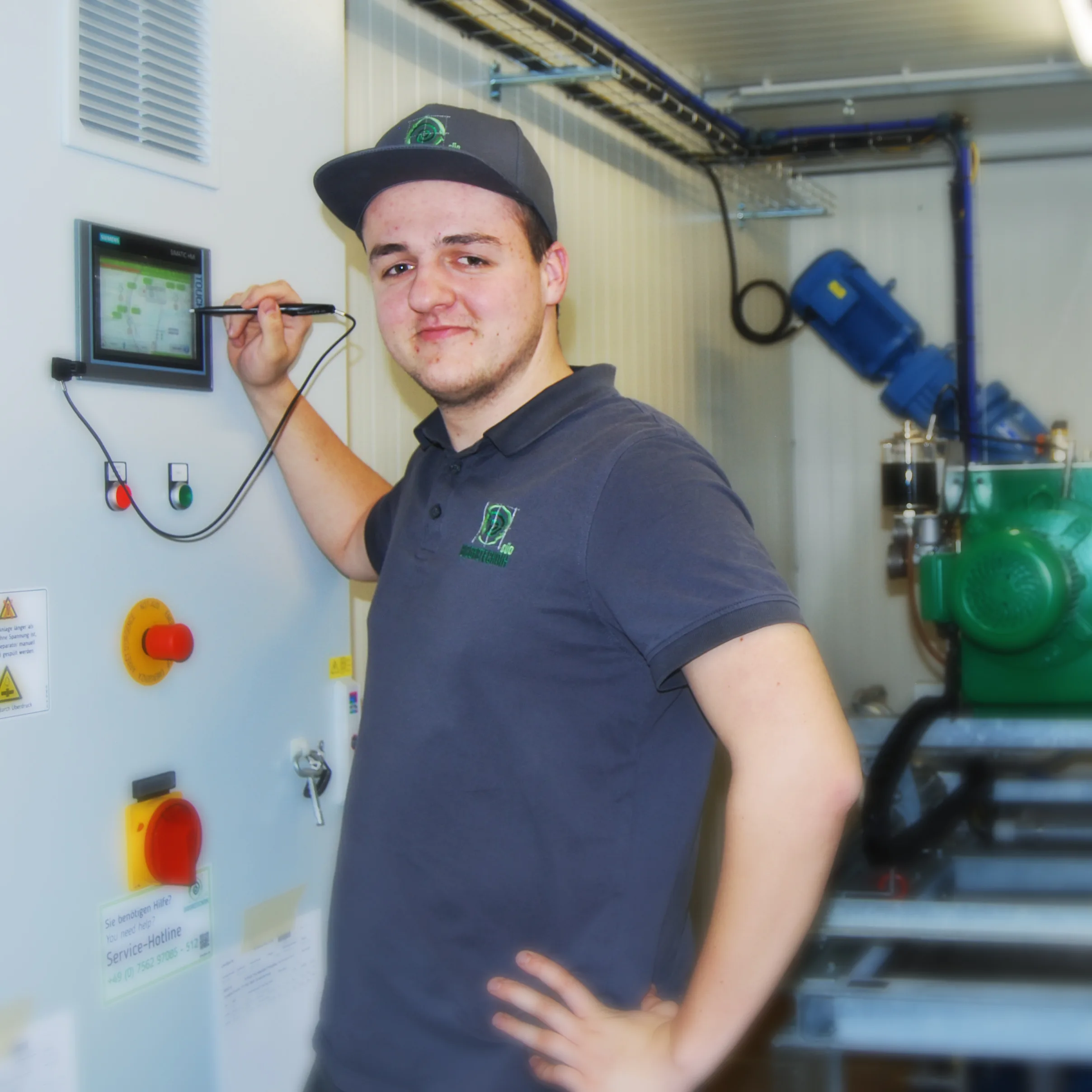 Elias, Azubi bei Biogastechnik Süd