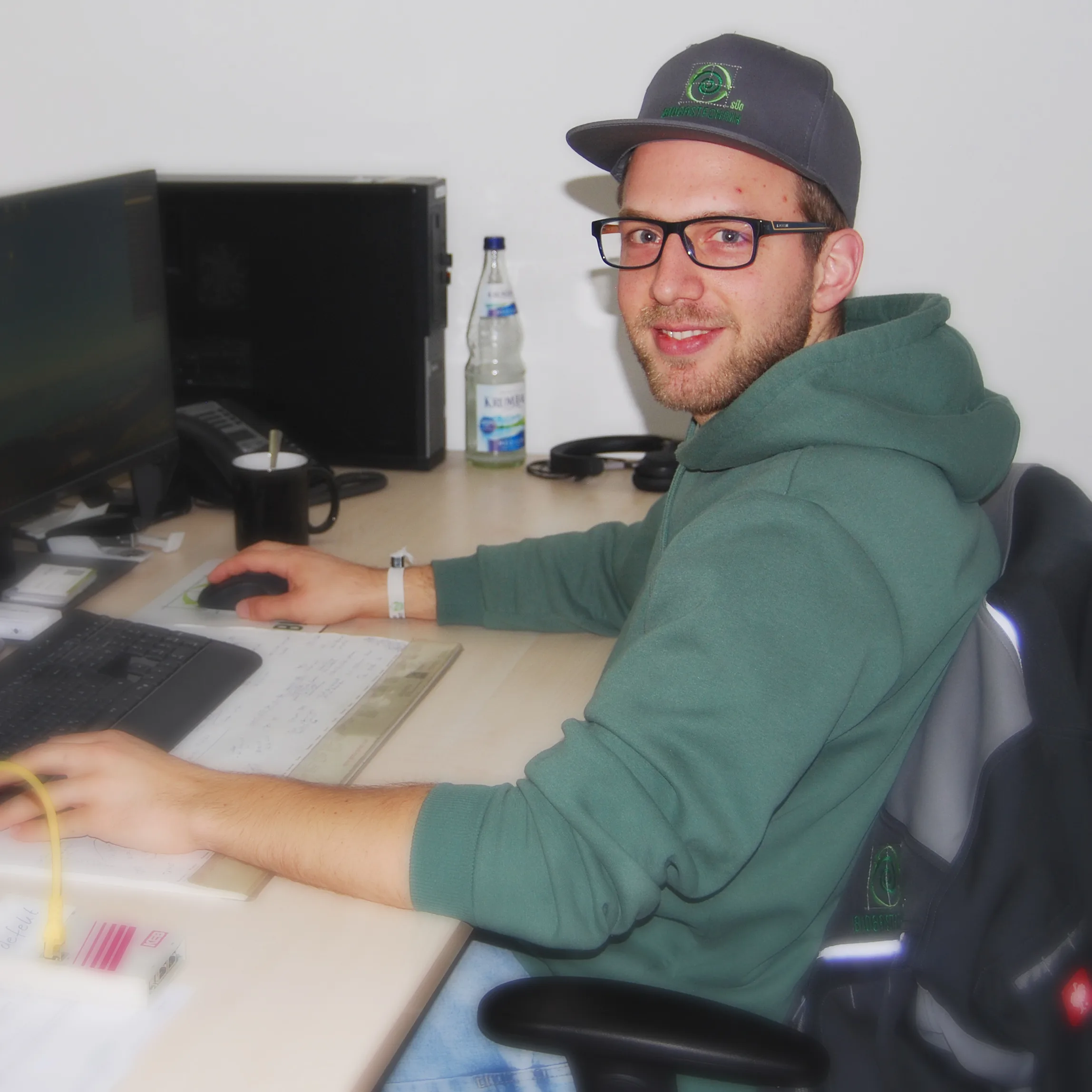 Felix, Azubi bei Biogastechnik Süd