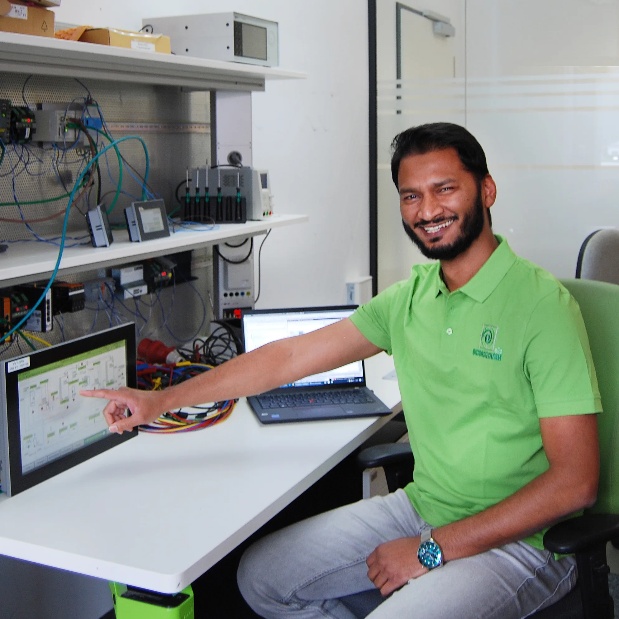 Kamrul, Mitarbeiter bei Biogastechnik Süd