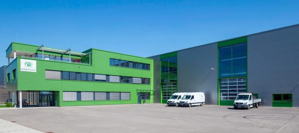 Firmengebäude Biogastechnik Süd in Isny im Allgäu