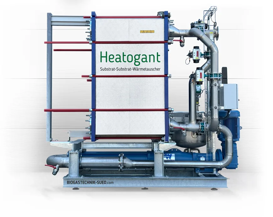 Wärmetauscher-Modul für Biogasanlagen