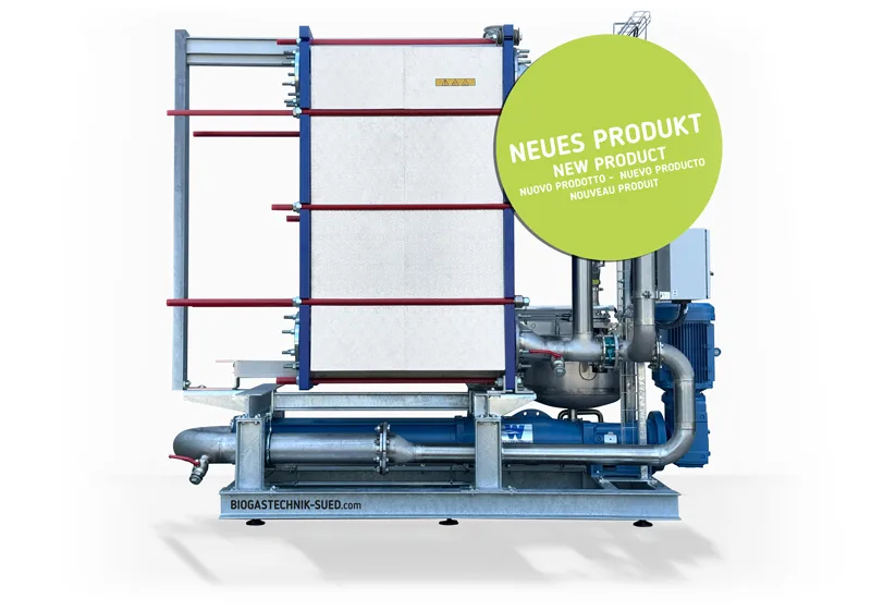 Wärmetauscher-Modul für Biogasanlagen