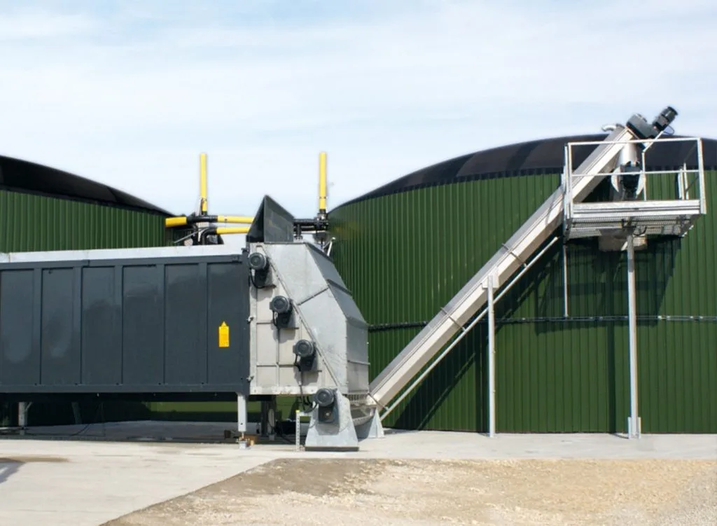 Easyfeeder mit Trichter und Förderanlage