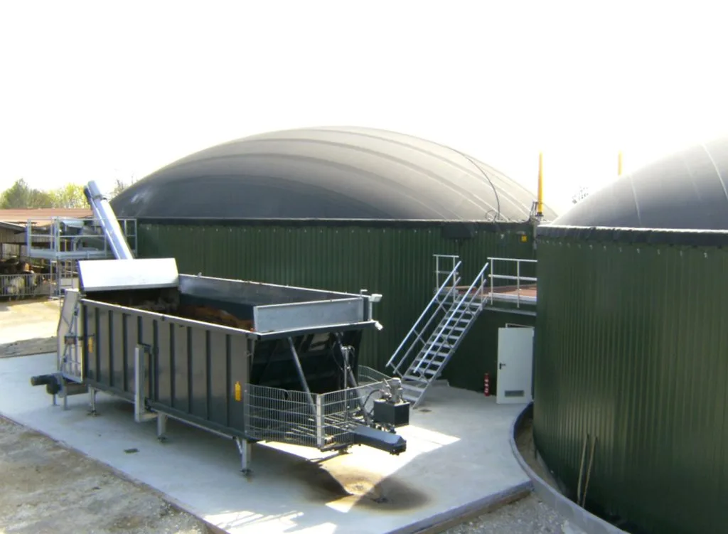 Easyfeeder mit Trichter und Förderanlage