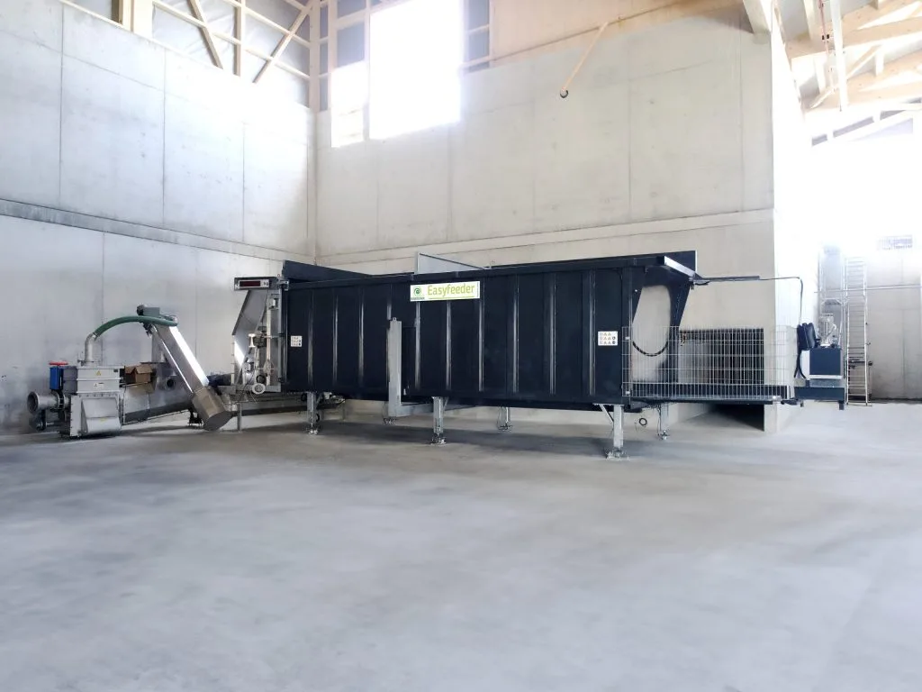Easyfeeder Feststoffdosierer für Biogasanlagen
