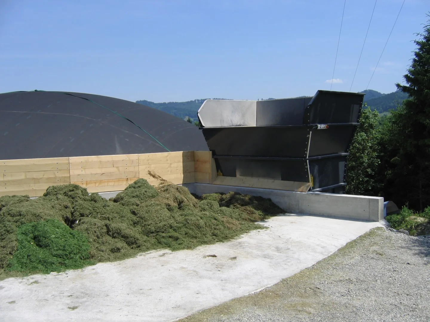 Biogasanlage Detailansicht