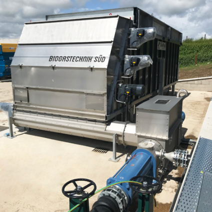 Easyfeeder FA mit Abschiebecontainer