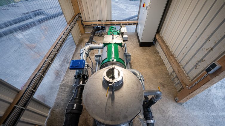 Sepogant Pressschneckenseparator Detailansicht