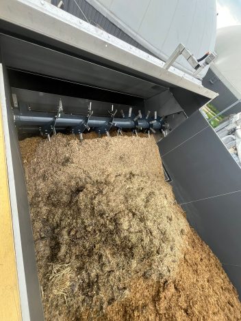 Fräswalzen des Easyfeeder von oben