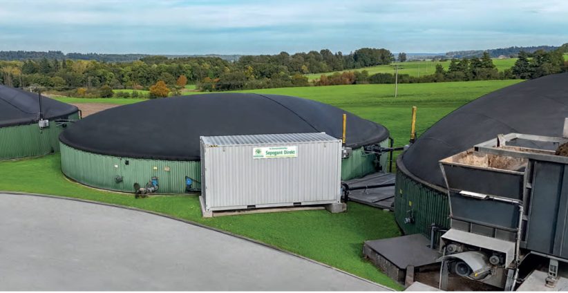 Technische Zeichnung Biogastechnik